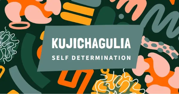 Honoring Kujichagulia green whimsical-color-block