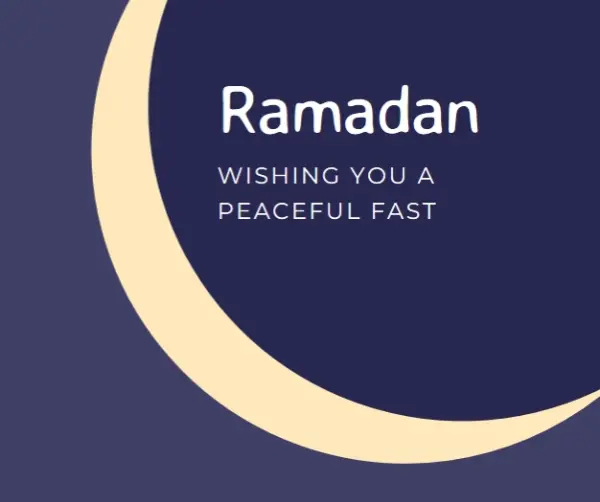 A peaceful Ramadan to you and yours purple modern-color-block