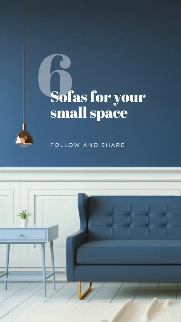 Think small blue modern-simple