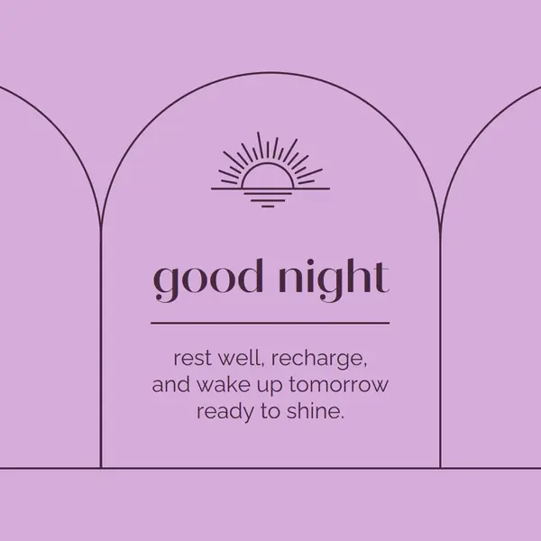 Rest well and recharge Purple organic, boho, lines, simple, symmetrical,