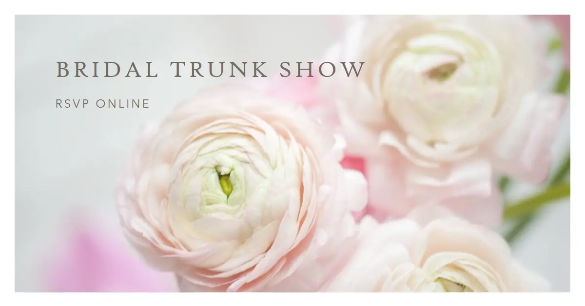 Bridal trunk show pink modern-simple