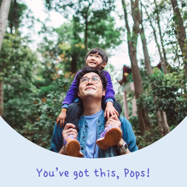 You've got this, Pops blue modern simple bold