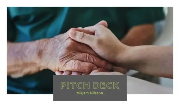 Healthcare pitch deck blue modern-simple