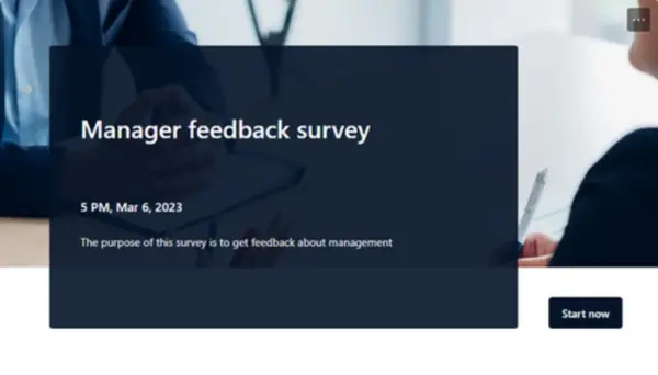 Manager feedback survey gray