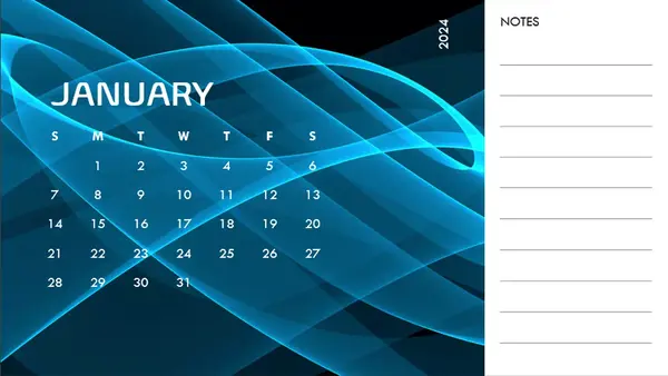 Abstract photo calendar modern-simple