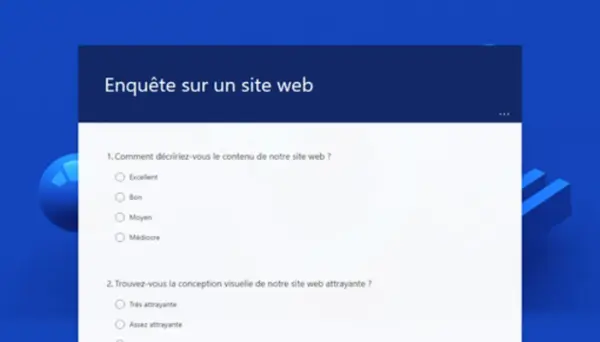 Enquête sur un site web blue