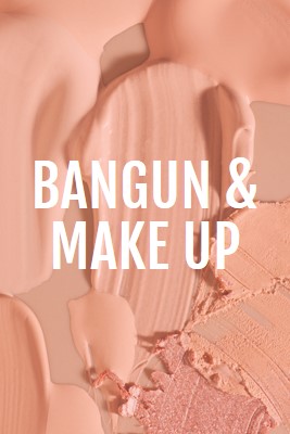 Bangun & make up pink modern-simple