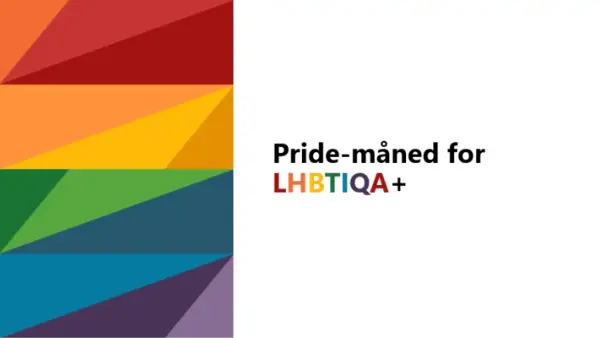 LHBTIQ-presentasjon for Pride-måneden modern-simple