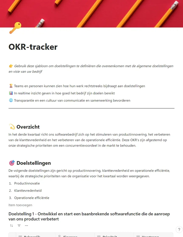 OKR-tracker