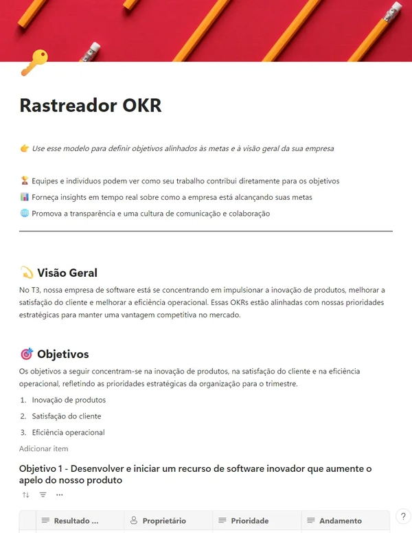 Rastreador OKR