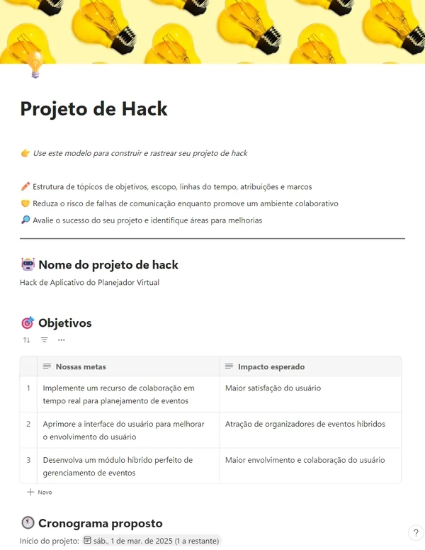 Projeto de Hack