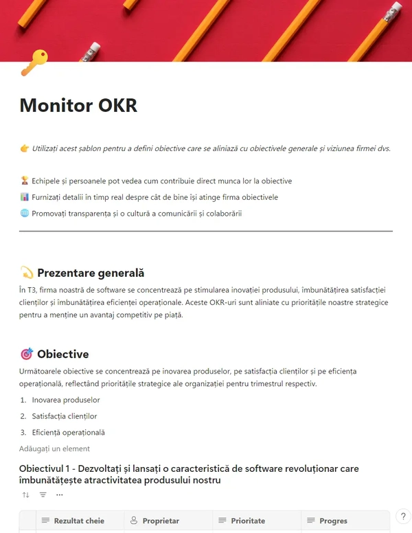 Monitor OKR