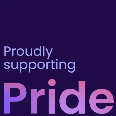 Proudly supporting pride template Show that your brand support pride month with this video template