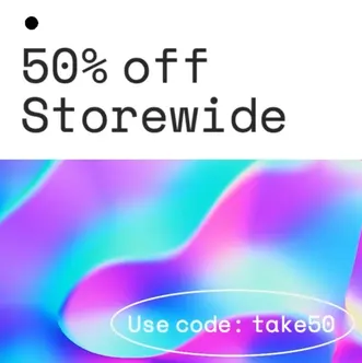 50% off Instagram ad 50% off Instagram ad in modern style